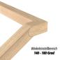 Preview: Winkel L-Handlauf Eiche Eckig 45x45 mit Gelenk verstellbar - System X25